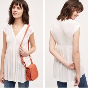 Anthropologie Ladder Lace Tunic